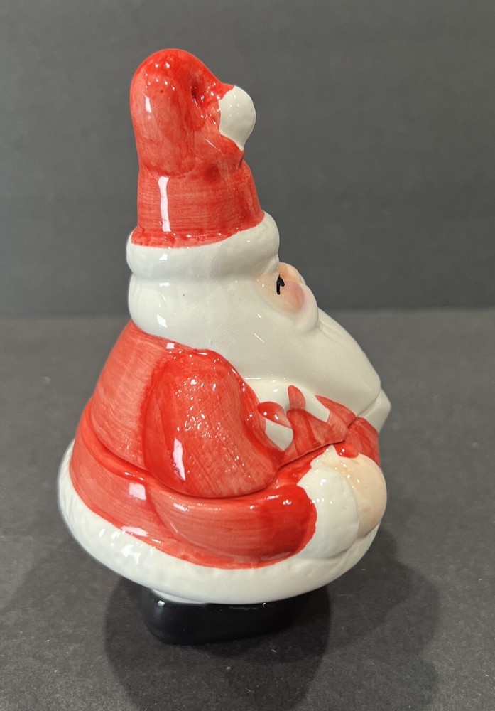 Santa Candle/Trinket & Lid (New)