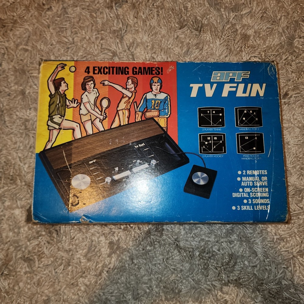 APF TV FUN MODEL 405 ORIGINAL BOX AND INSTRUCTIONS UNTESTED