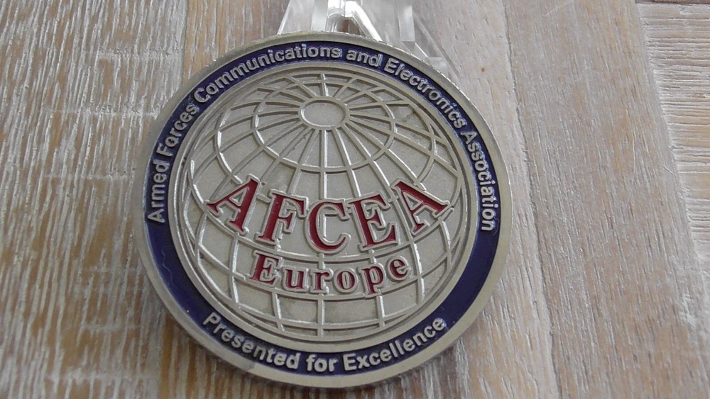 AFCEA Europe Armed Forces Communications & Electronics Assoc Challenge Coin A771