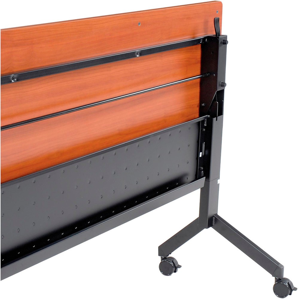 Global Industrial Flip-Top Training Table 60" x 24" Cherry