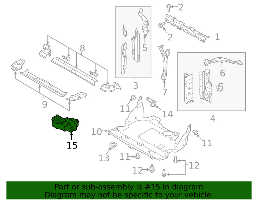 Genuine Subaru Temp Sensor 73730AG00A