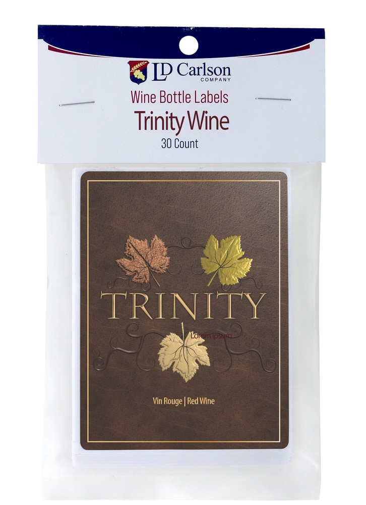 Trinity Wine Labels 30/Pack Varietal Collection