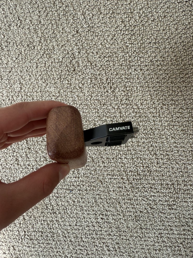 Camvate Wood Handle Grip Mount Support left side