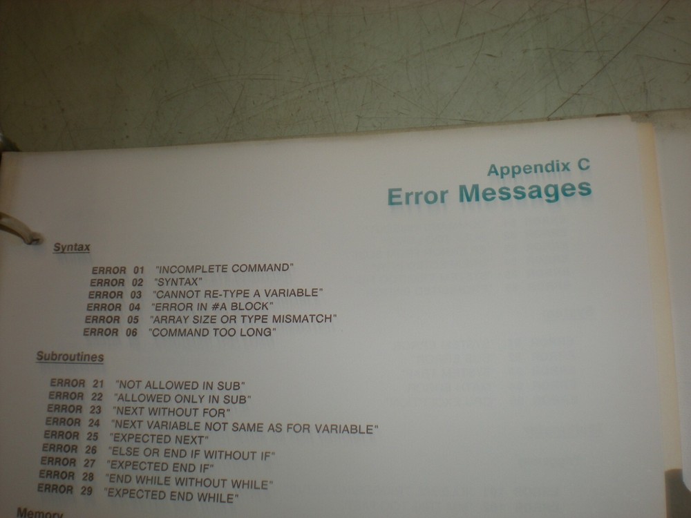 Hewlett Packard Programming & System Info Manual for HP 3235 Switch/Test Unit