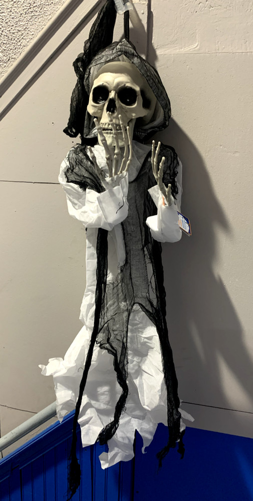 HALLOWEEN ANIMATED HANGING REAPER