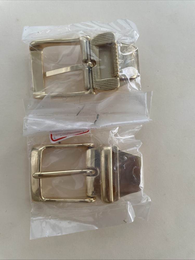 Belt Buckle Squared Brass