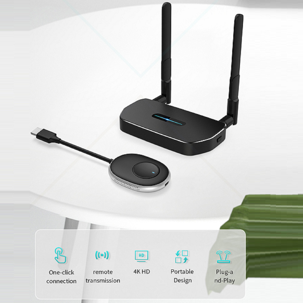 4K Wireless HDMI Video Transmitter Receiver Projector For TV Stick Switch PC