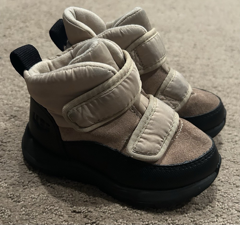 Ugg Yose Puffer Boot Toddler Kids Size 8 Brown