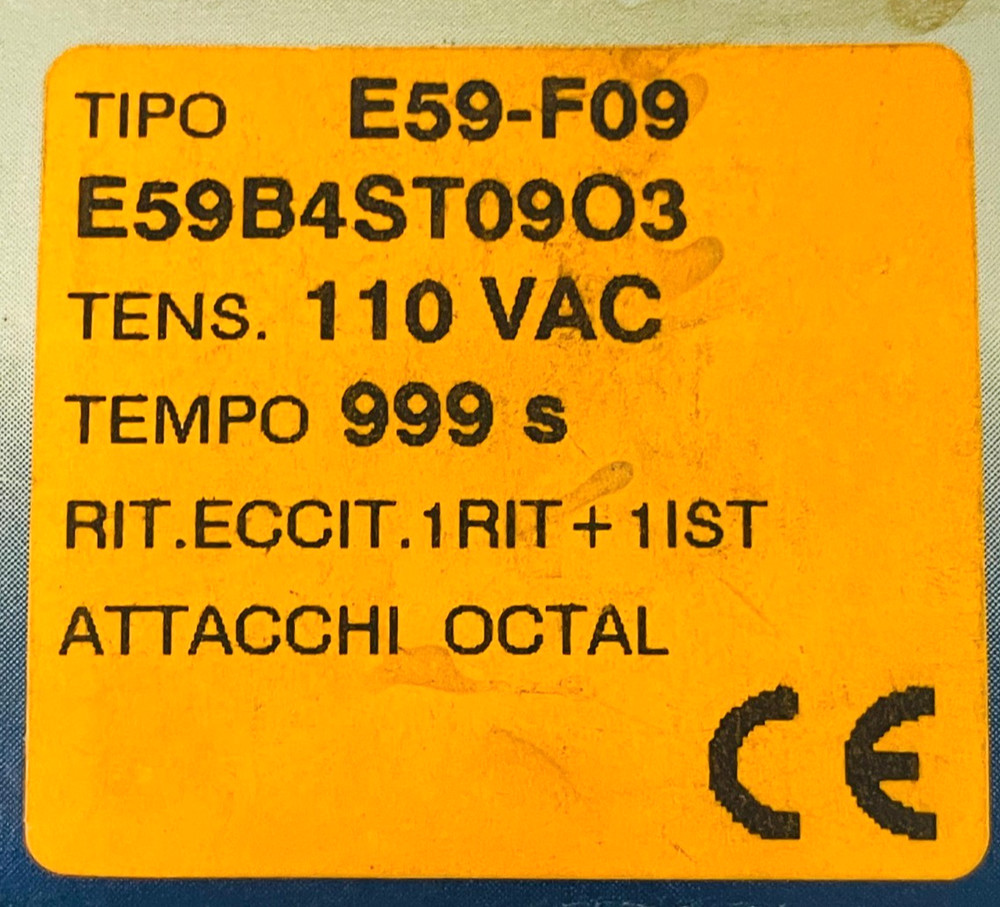 FIBER E59-F09 Timer Module E59B4ST09O3