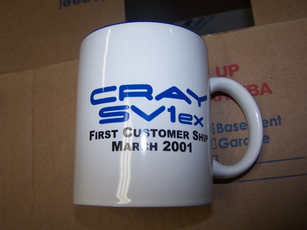 CRAY Arctic SuperComputing Center SV1ex First Customer Ship Coffee Cuo