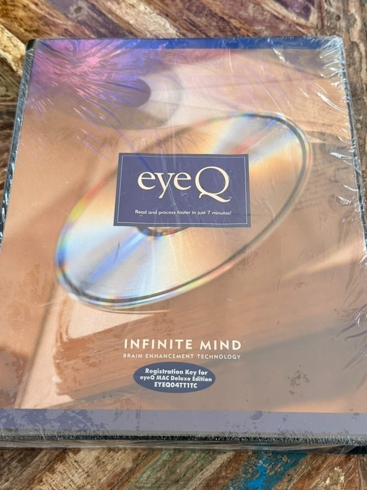 Eye Q Infinite Mind Speed Reading CD Brain Enhancement PC Software New, Sealed