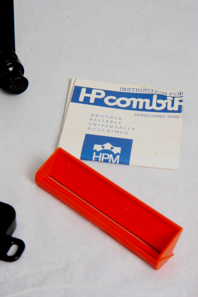 Combi Plan Daylight Processing Tank For 4x5 Sheet Film, with instructins