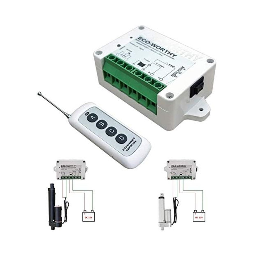 4 Key Linear Actuator Motor Controller Remote Positive Inversion Control Kit