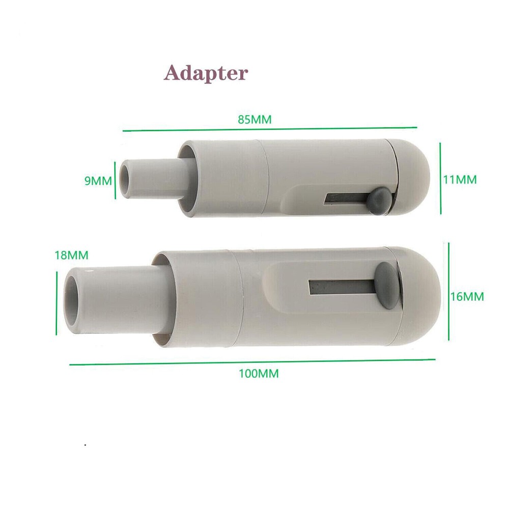 Dental Universal Saliva Ejector Suction Values Weak Strong Tip SE HVE Adaptor