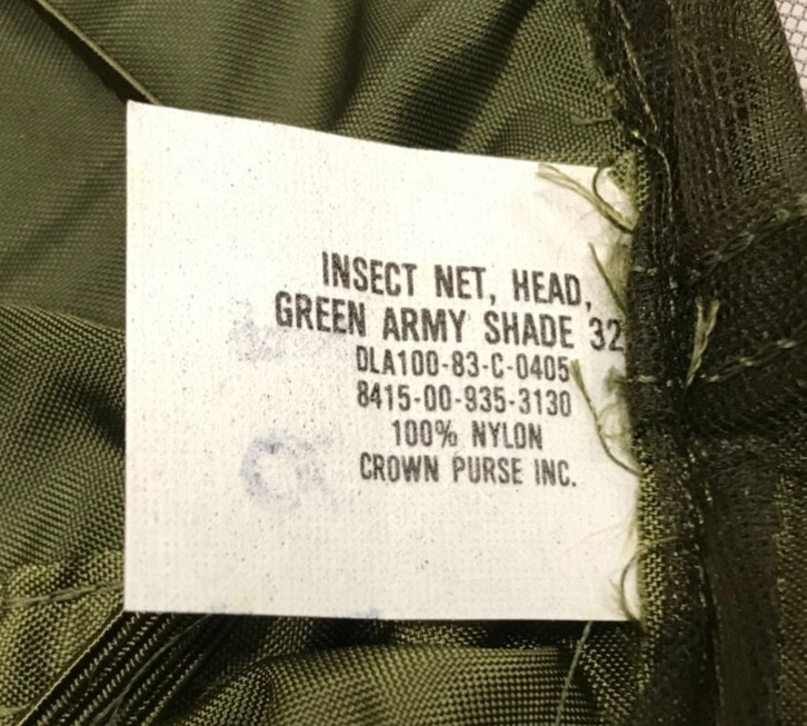 USGI Insect Head Net ( Olive Drab ) NEW
