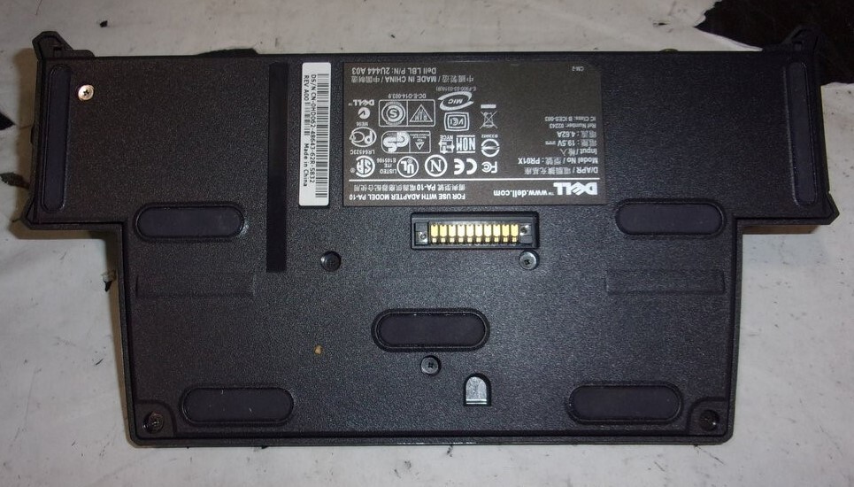 Dell PR01X 2U444 Laptop Docking Station SEE NOTES