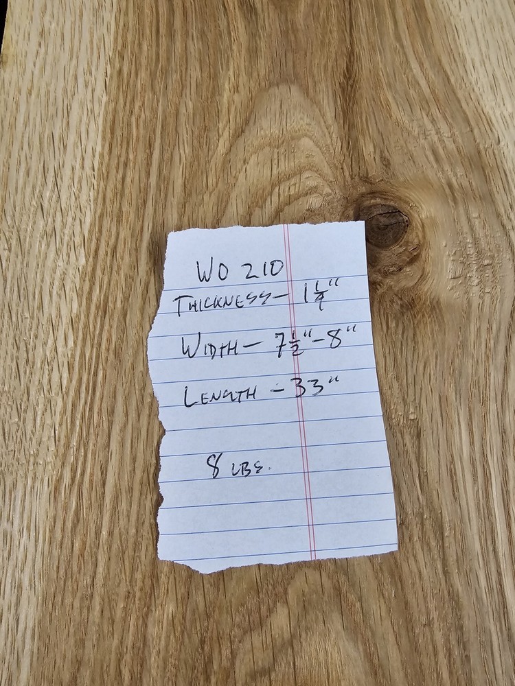 Live Edge White Oak Slab