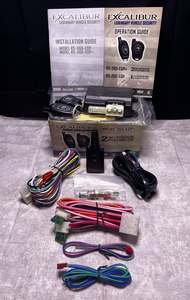 Excalibur  RS-265 EDP Remote Start Keyless , Button,  1500 Feet unit