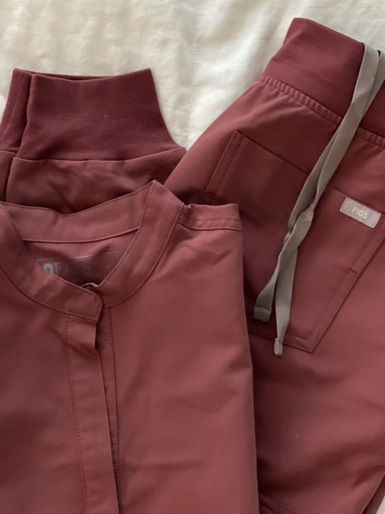 Figs Technical Collection Burgundy Scrubs