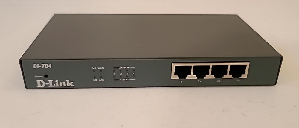 D-Link DI-704 Cable DSL Internet Gateway 4-Port With Original Packaging
