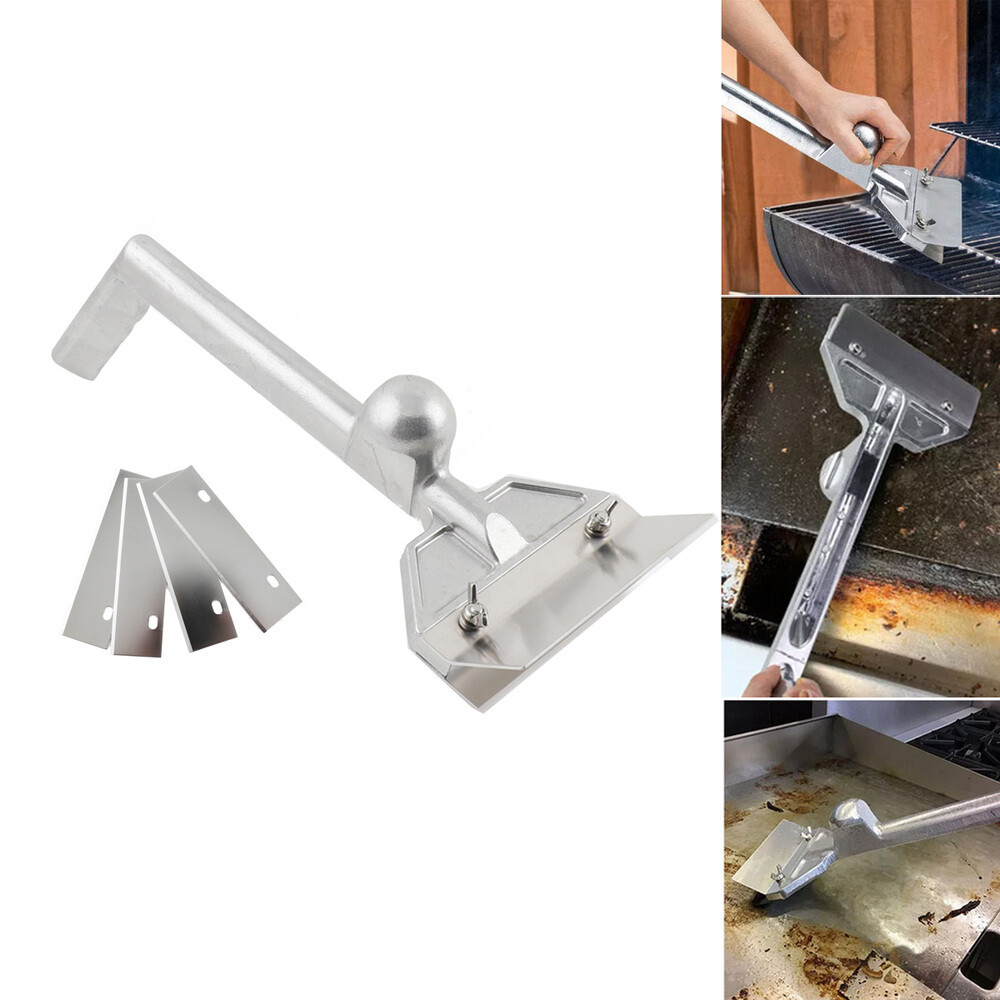 Commercial Heavy Duty Grill Scraper Flat Griddle Top Cleaning Accessories Tool