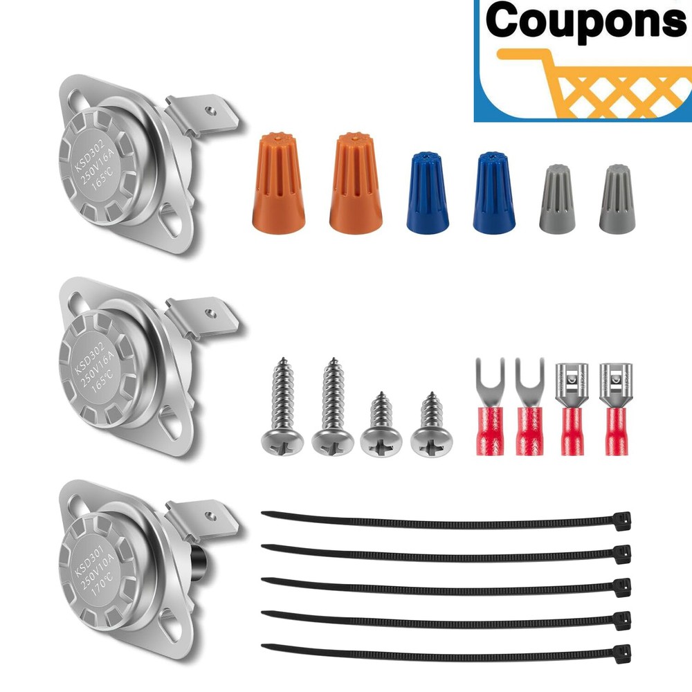 for Hayward HAXTLK1930 Temperature Limiters Kit H-Series ED1 ED2 Pool Heater