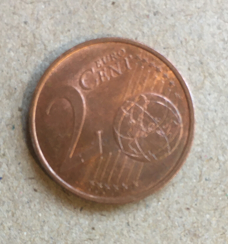 2013 Two (2) Cent France Circulated Coin
