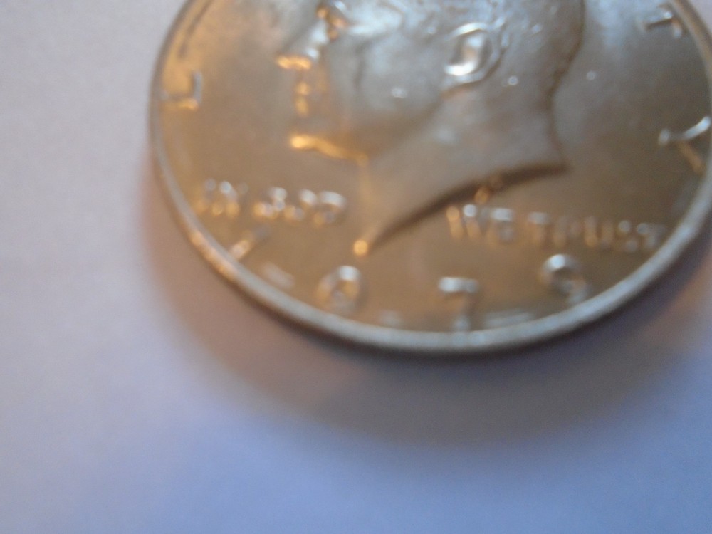 1979 Kennedy Half Dollar -RARE -Strike Errors 1=9=7=9 Date- No Mint Mark!