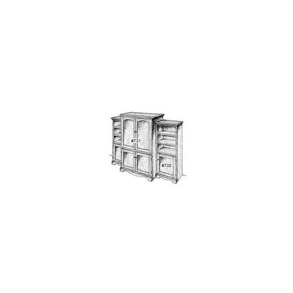Woodcraft Project Paper Plan for Entertainment Center Combination