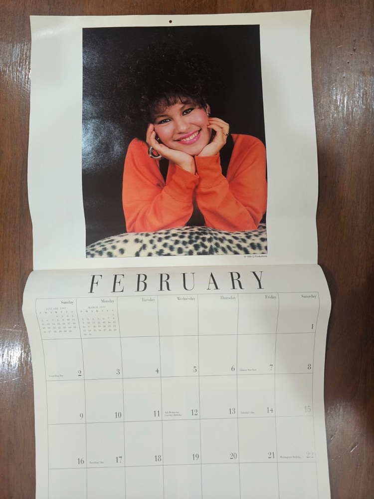 Selena 1997 16-Month Calendar