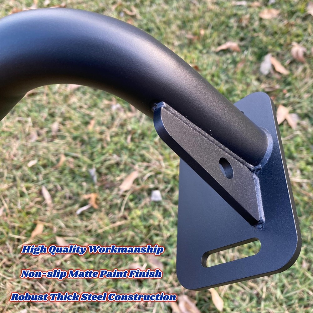 SELEWARE Fully Welded Pull Up Bar Wall A1: Black 36" Mount