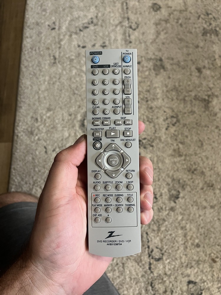 Zenith XBR716 DVD VHS CD Recorder Combo with remote tested - READ