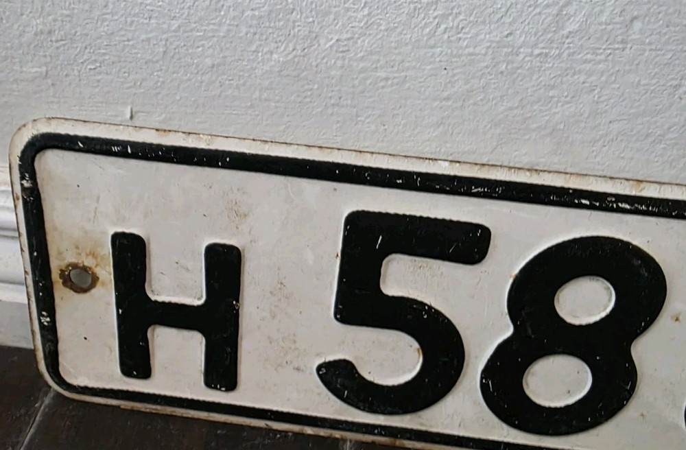SOVIET UNION CCCP USSR LICENSE PLATE BP