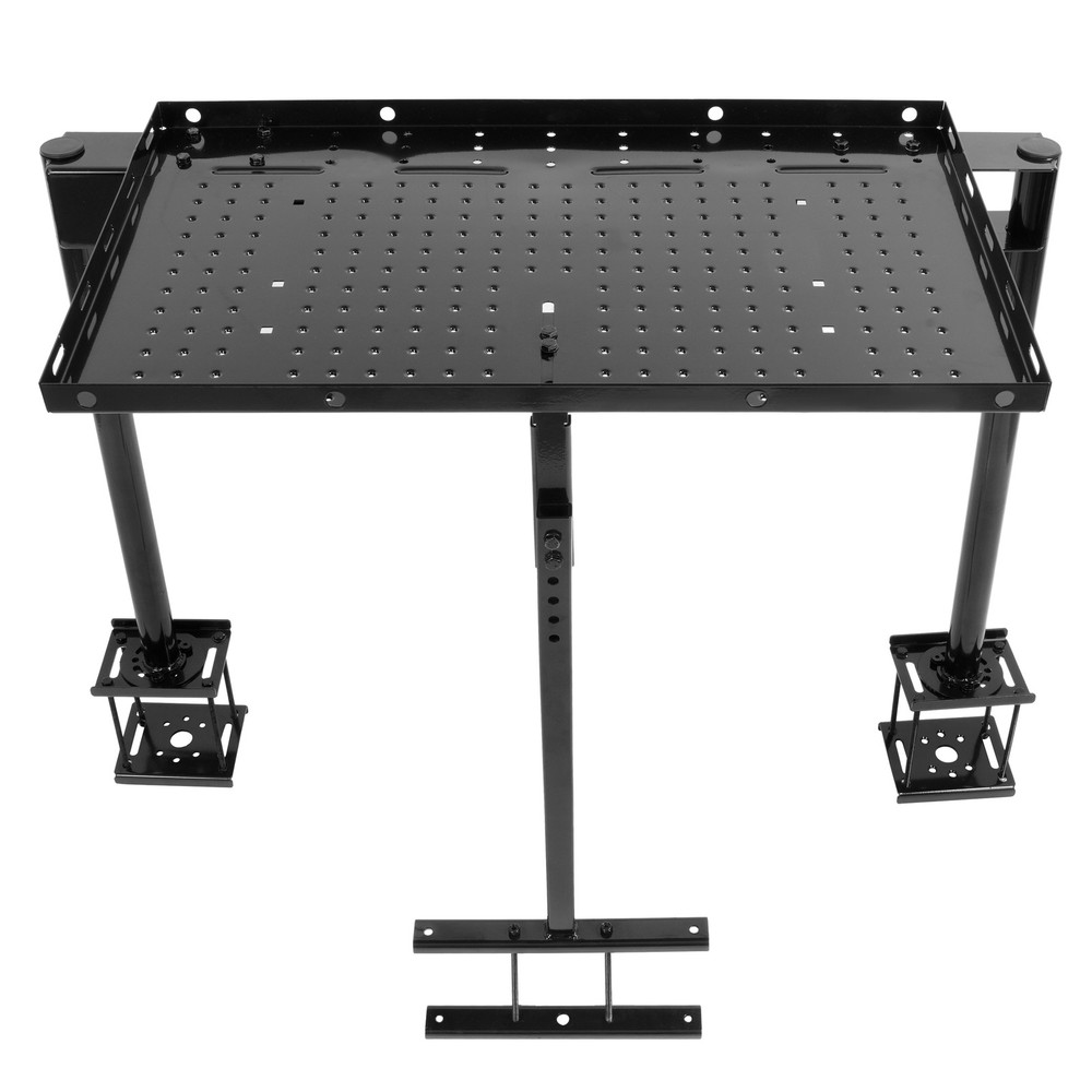 300LBS Trailer Tray Cargo Carrier Rack Travel Storage Mount RV Generator Mount