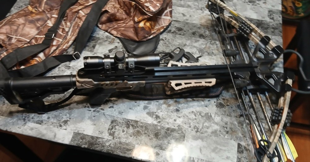 Centerpoint crossbow kit with scope and bag