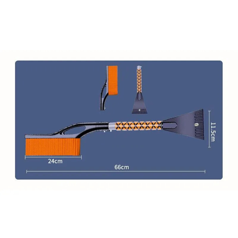 Detachable Car Snow Scraper, Cleaning Brush, Window and Windshield Cleaning Tool