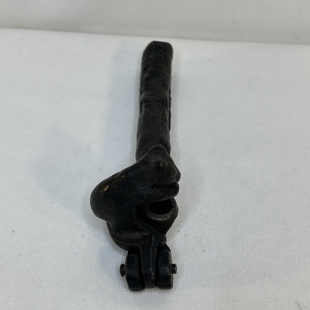 Vintage Cast Iron Hand Held Squirrel Figure Nut Cracker