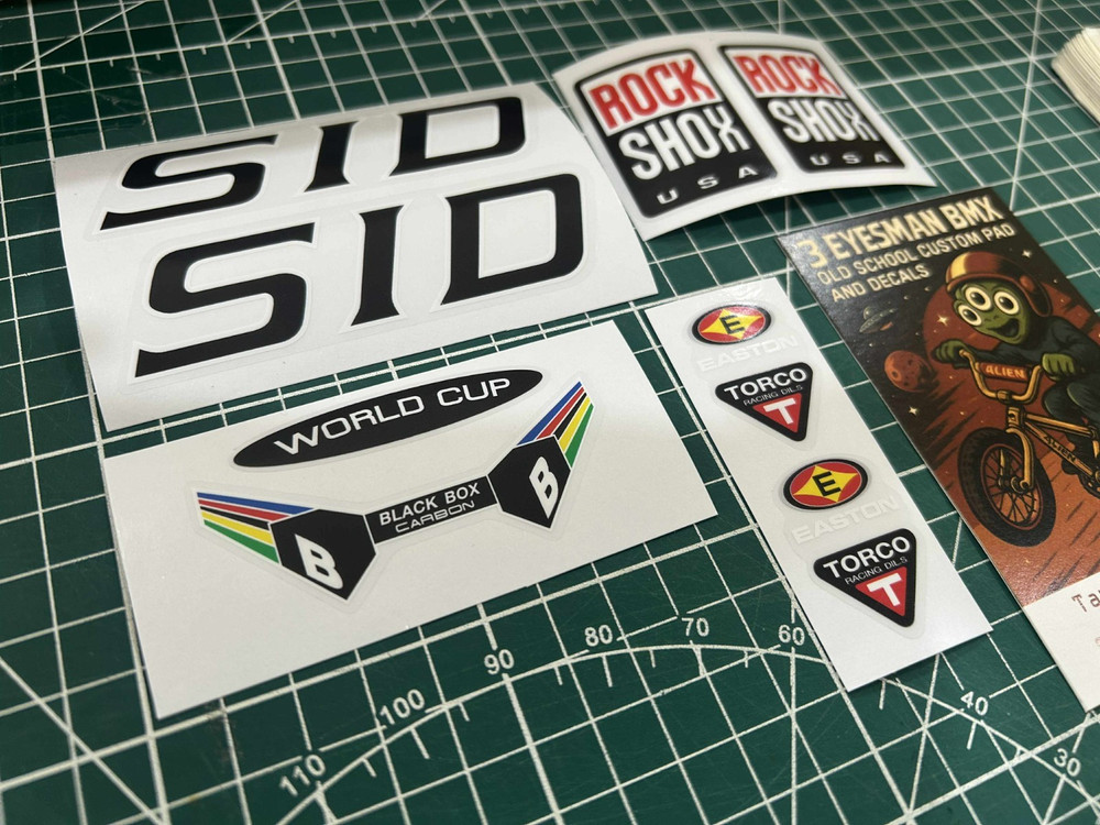 Rock Shox SID World Cup Black Box sticker decal
