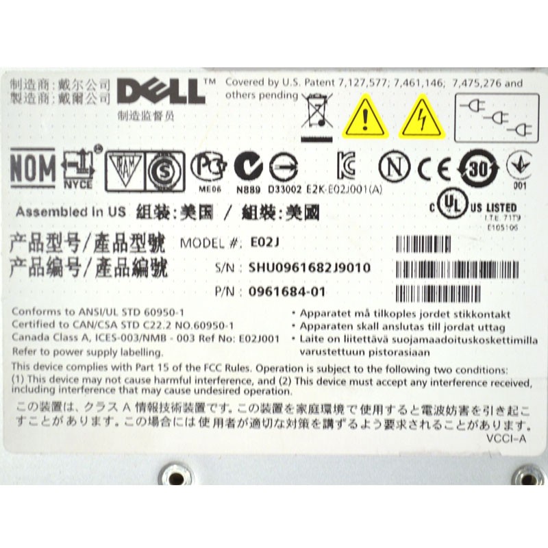NEW Dell EqualLogic PS6510 Enterprise iSCSI SAN Storage Array Barebones Chassis