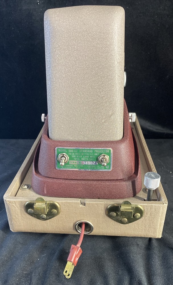Standard Projector Company Model 500C2 Working With Case Ex!