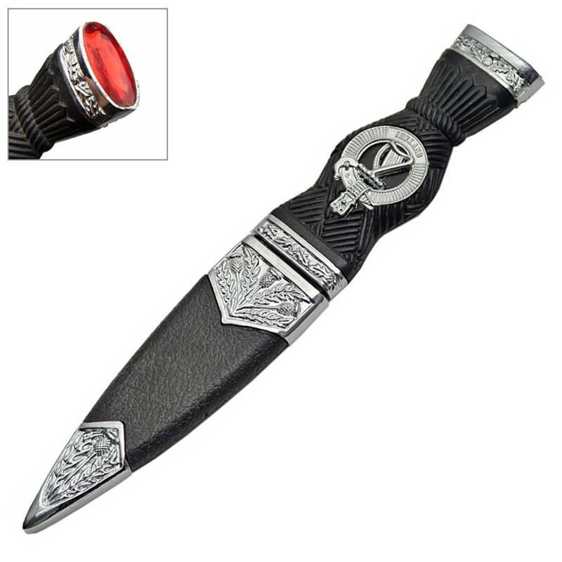 Irish Harp Sgian Dubh Dagger