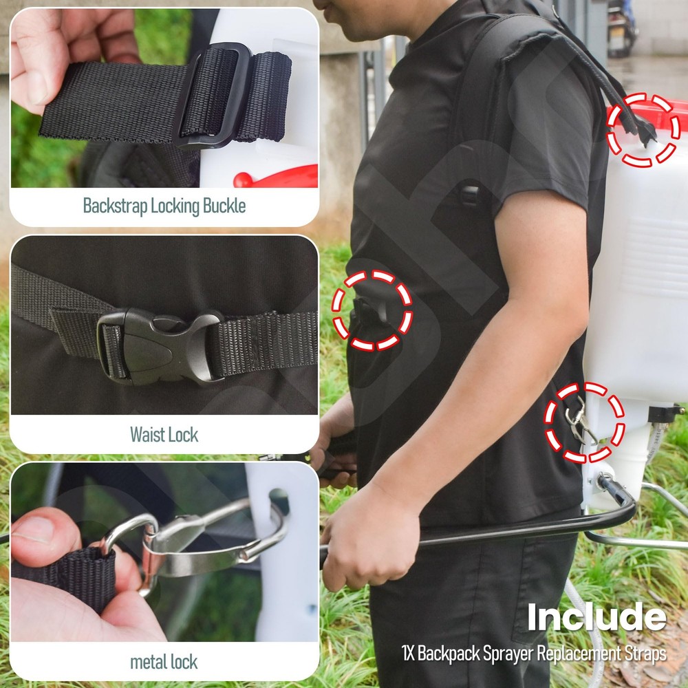 Backpack Sprayer Replacement Strap for Most Chapin Backpack Sprayers 60114, 6...
