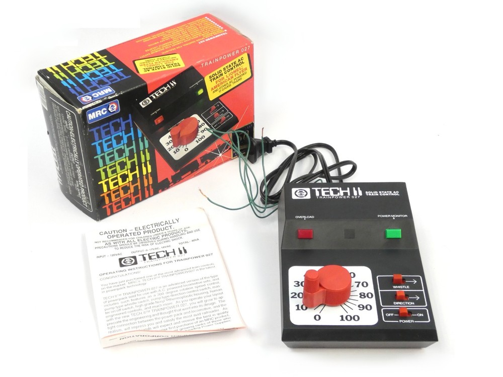 Vintage MRC Tech II Trainpower 027 Transformer Controller - Open Box