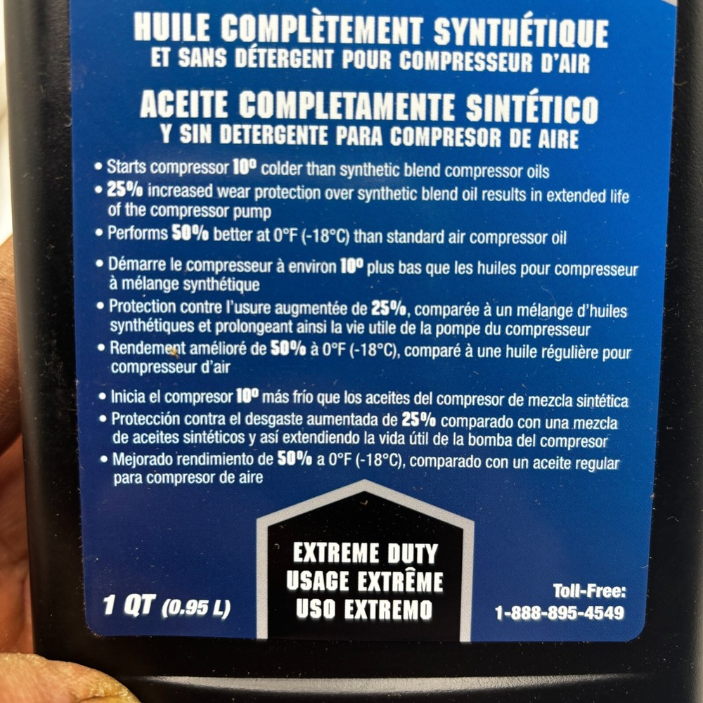 Air Compressor Maintenance Kit 84503 , fits compressor 75711 ⭐