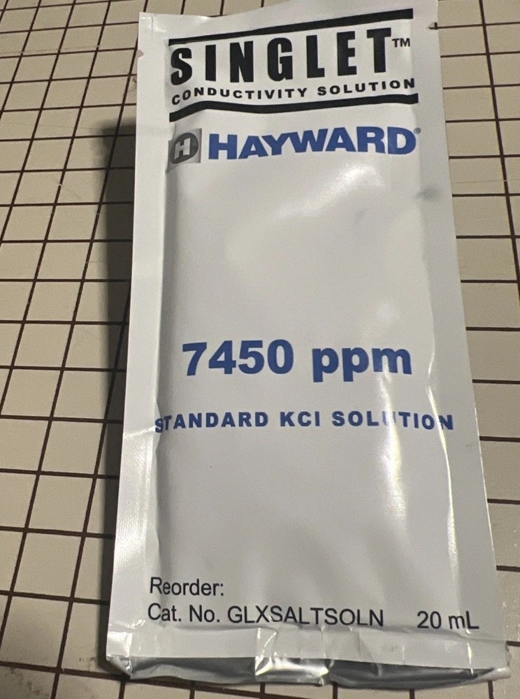 Calibration Solution, Hayward Digital Salt Meter, 7450ppm