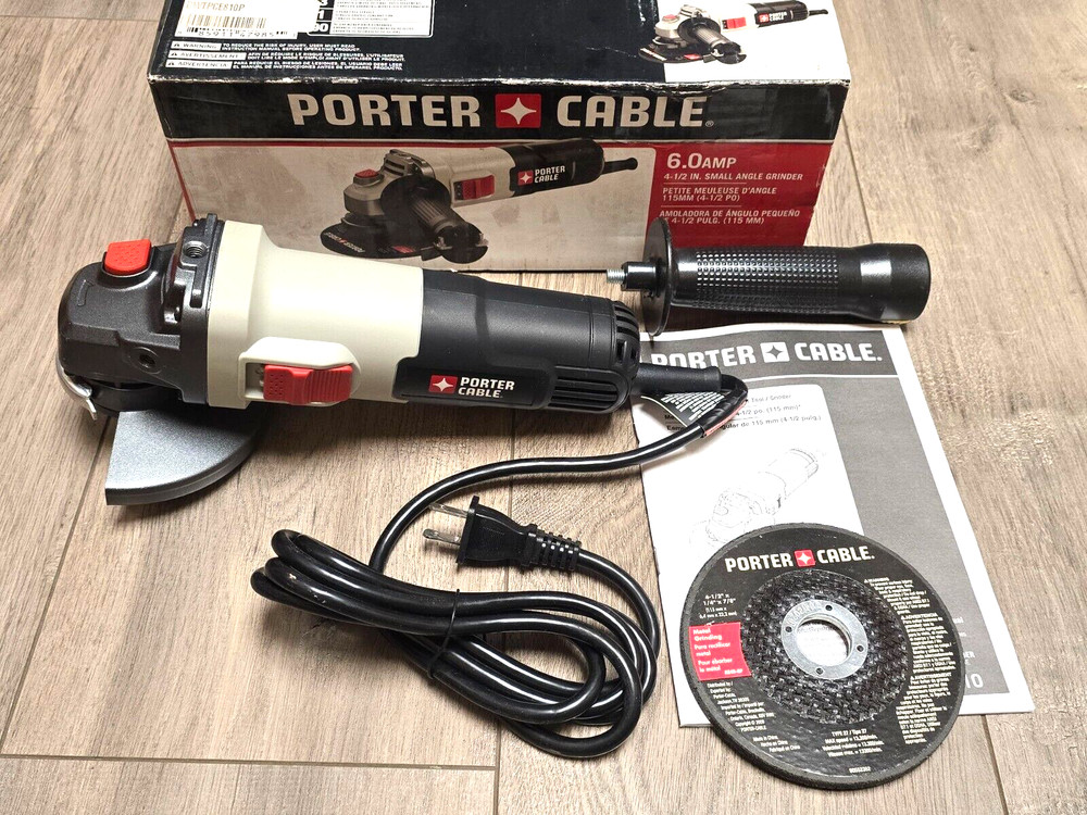 Porter Cable 4.5" Heavy Duty Angle Grinder, 6A #PCE810