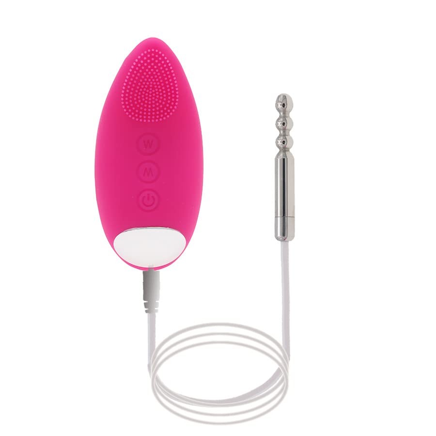 10 Frequency MultiUse Bullet Stainless Steel Urethra Plugging Vibrator Urethr...