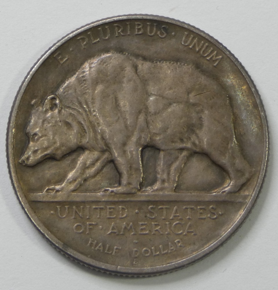 1925-S CA Diamond Jubilee Silver Commemorative Half Dollar EXTRA FINE