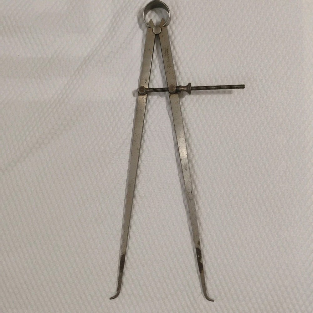 Vintage L.S. Starrett Divider Caliper Drafting Tool 13"