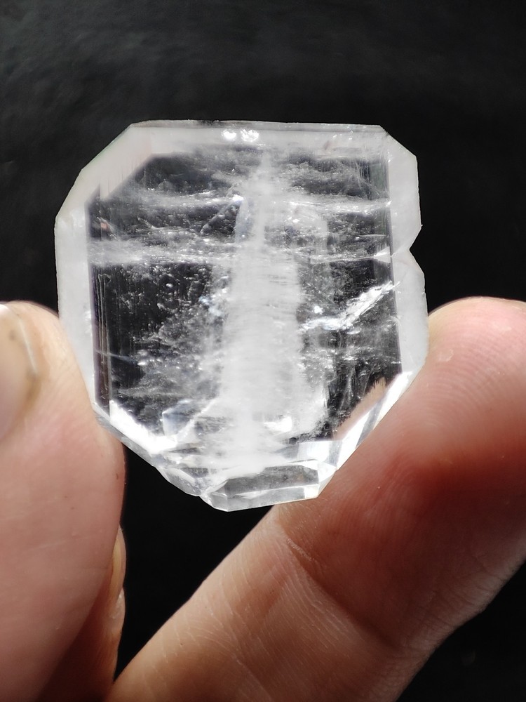 Faden Quartz DT Transparent Crystal Has Good Luster & Nice Termination